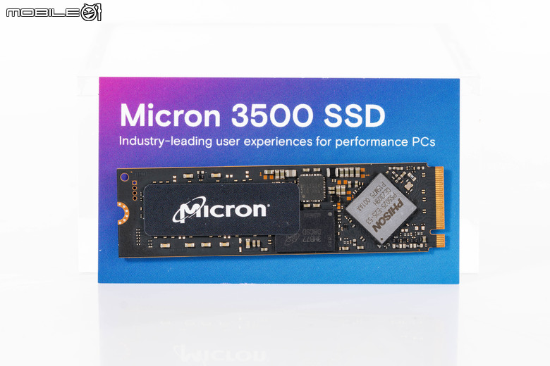 美光 Micron 3500 SSD 固態硬碟開箱實測 以專業加速設計提供更高主機／筆電效能提升