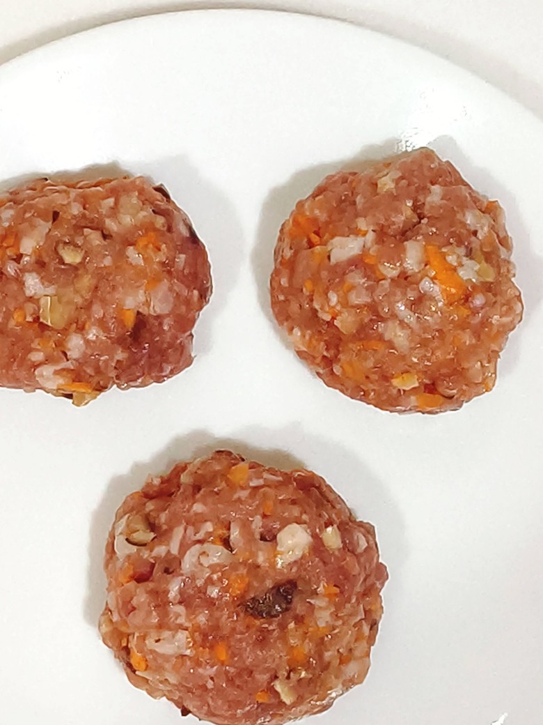 開箱用百靈攪拌棒自己做紅燒獅子頭