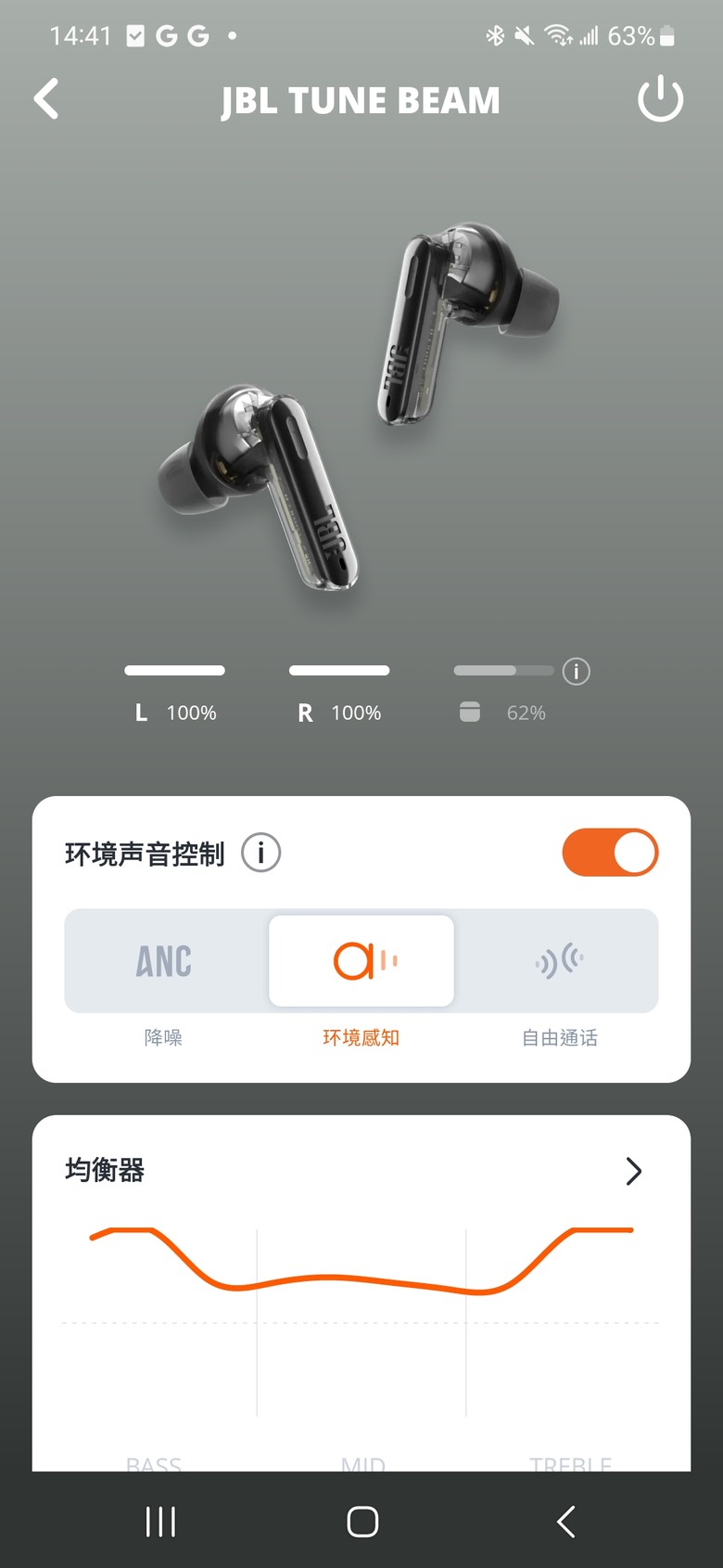 滿滿的科技感-JBL TUNE BEAM GHOST