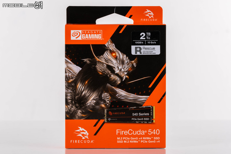 Seagate FireCuda 540 PCIe Gen 5 SSD 開箱實測 以高生涯寫入壽命為主打的高速儲存選擇