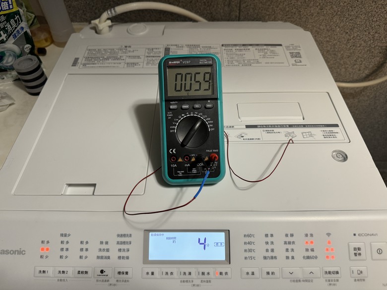 國際牌 Panasonic NA-LX128B 滾筒洗脫烘 烘衣溫度實測