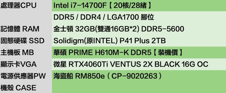 五萬預算電腦升級 / 自組健檢
