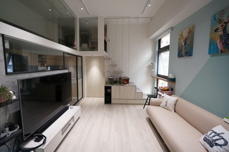 鈊沐室內設計Ｘ< 二十年房老屋翻新 > 節省費用與收納空間活用平衡：小空間的立體運用，工程執行狀況分享～