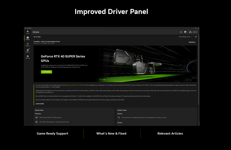 NVIDIA 整合顯示控制介面『NVIDIA APP』快速動手玩 提供玩家調整顯示效能的一站化處理選擇