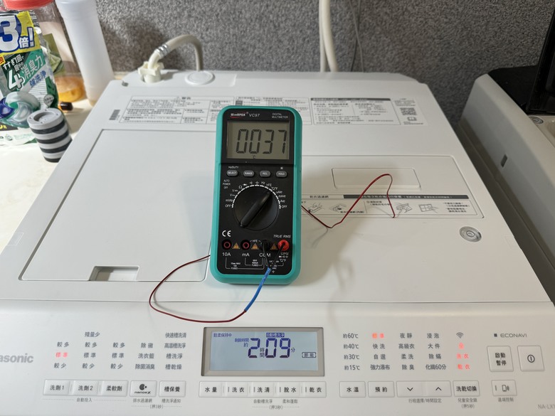 國際牌 Panasonic NA-LX128B 滾筒洗脫烘 烘衣溫度實測
