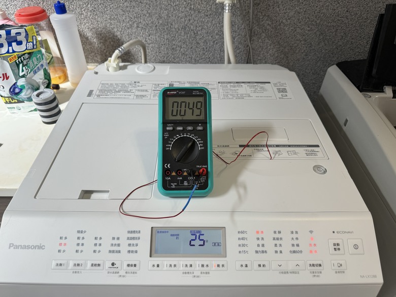 國際牌 Panasonic NA-LX128B 滾筒洗脫烘 烘衣溫度實測