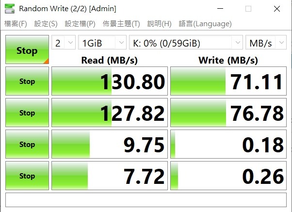 迷你隨身碟GIGASTONE USB3.2 UD-3400 64G簡易開箱測試