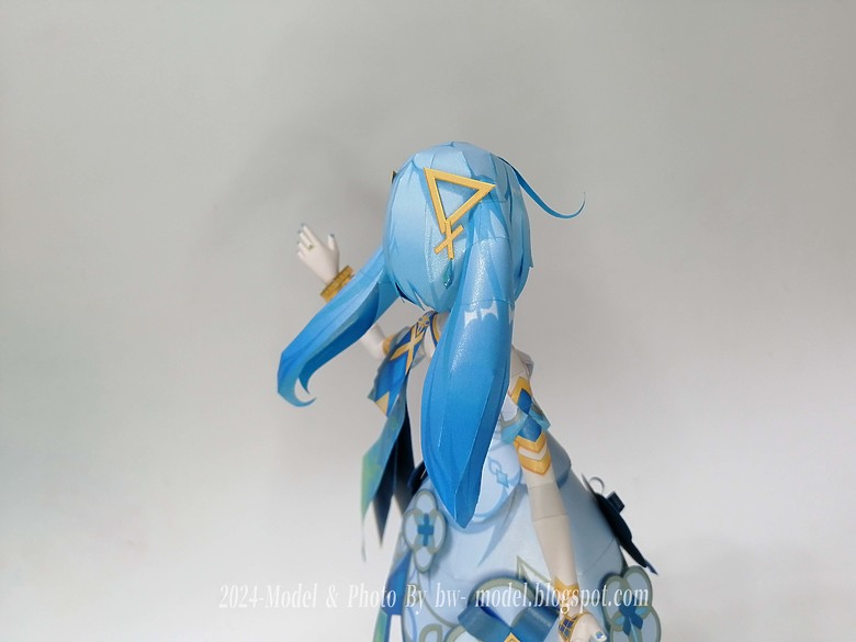 點我看大圖 原神 機逐封秘 琺露珊 紙模型 製做