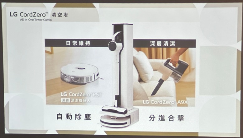 現場體驗 LG CordZero™清空塔的魅力丨時尚美學 meets 雙重潔淨力丨吸塵器+掃地機器人不再各自為政!