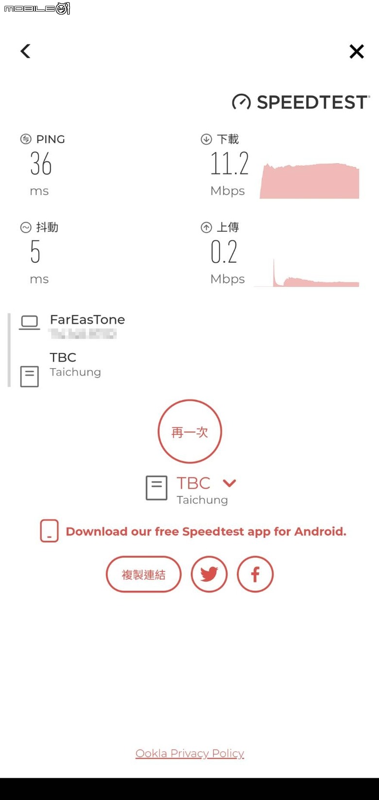 見鬼了,遠傳的網速