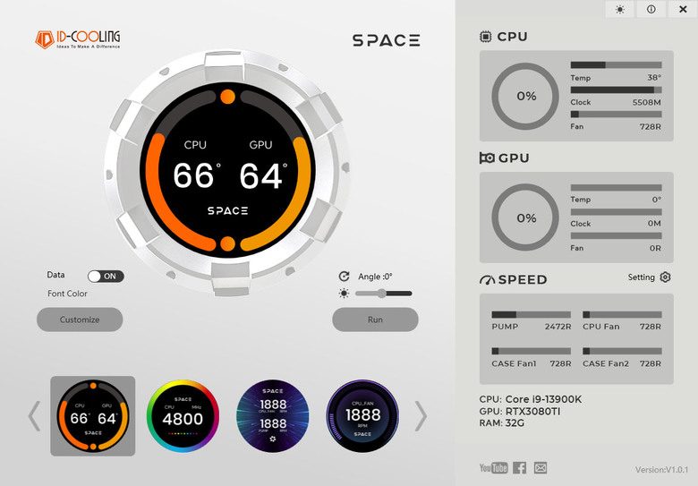 點我看大圖 ID-COOLING SL360 WHITE一體式水冷散熱器開箱