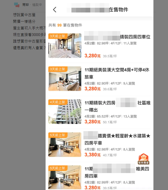 「台中小天母」中古屋喊破3千萬,他驚呆:真的有人會買?