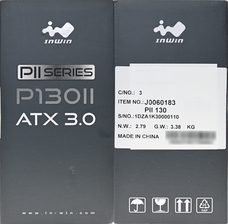 Inwin P130II ATX 3.0 1300W白金全模組化電源開箱
