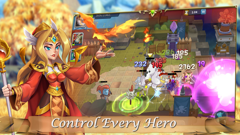 《Monster Knights - Action RPG》 怪物騎士 - 動作角色扮演遊戲 可愛Q版風格 橫向捲軸街機 2D 戰鬥 踏上史詩般的奧德賽之旅!| 禮包碼:mkfunrpg