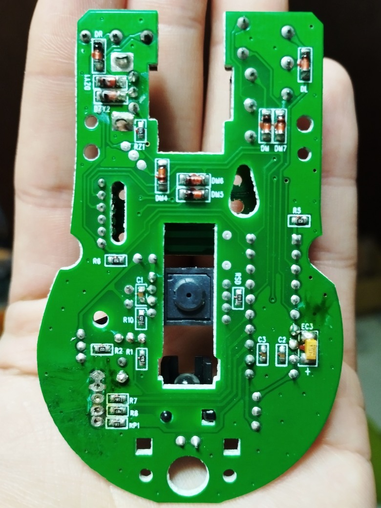 A4雙飛燕mop-70d換滑鼠線USB定義