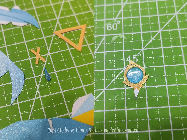 點我看大圖 原神 機逐封秘 琺露珊 紙模型 製做