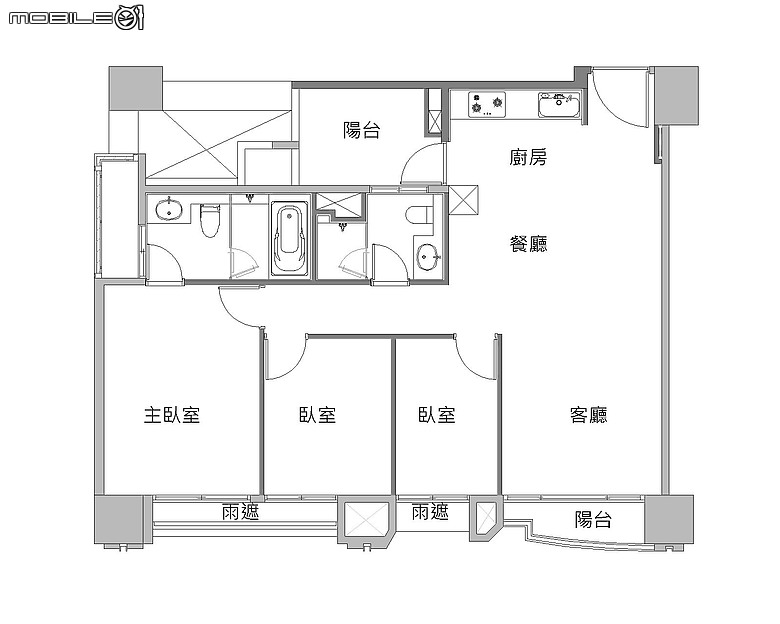 【開箱】新北現代簡約質感宅│25坪2房2廳│新成屋分享