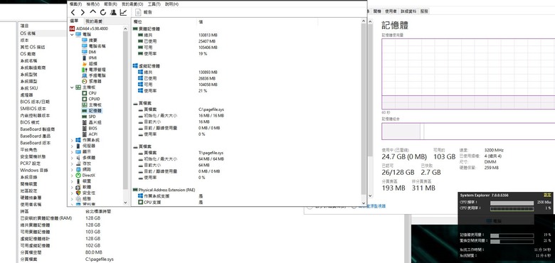 分頁檔跟虛擬記憶體是不一樣的東西嗎？