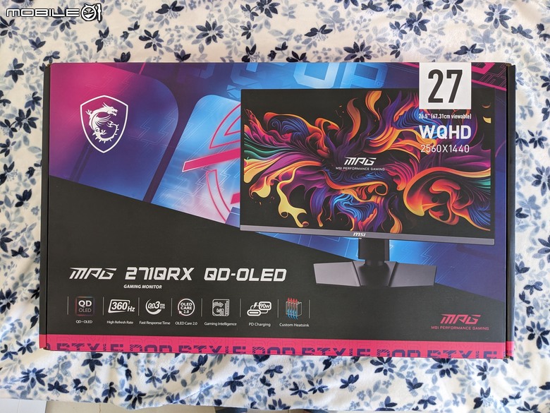 點我看大圖 MSI MPG 271QRX QD-QLED 開箱與心得分享 從一個臭打FPS的角度來檢視