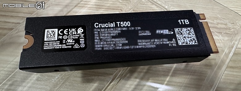 點我看大圖 M.2 Gen4 後起之秀 Crucial T500 開箱