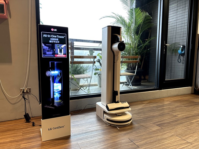 現場體驗 LG CordZero™清空塔的魅力丨時尚美學 meets 雙重潔淨力丨吸塵器+掃地機器人不再各自為政!