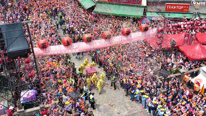 [空中視角]-白沙屯媽祖北港進香精華時刻~