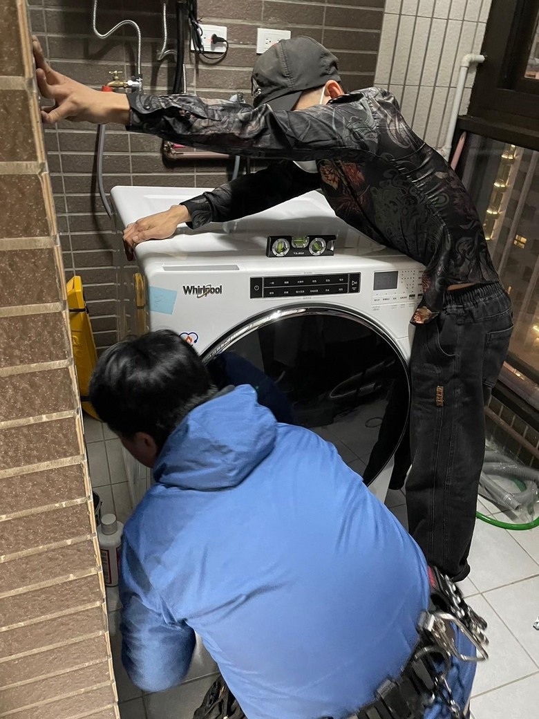 惠而浦大容量洗乾衣機組合開箱 洗烘實測分享