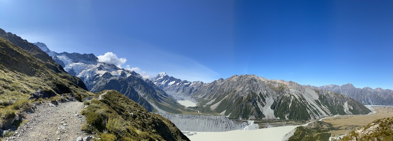 點我看大圖 「瑜伽越野跑」暢遊 🇳🇿 紐西蘭 南島山海風光