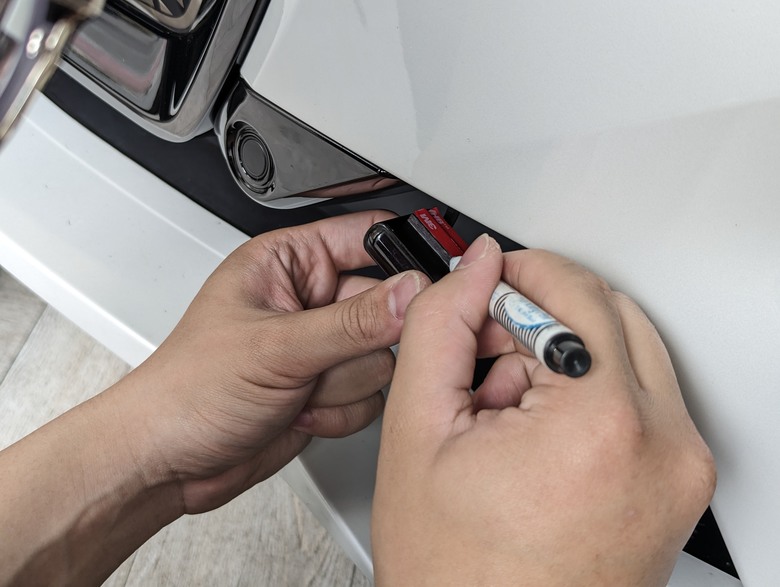 BMW IX 雷射防護罩施工紀錄