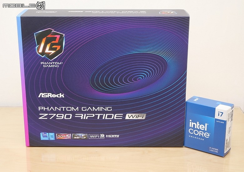 點我看大圖 性價取向擴充性強 Phantom Gaming Z790 Riptide WiFi 開箱