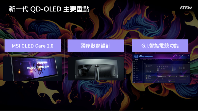 【採訪】微星新款 QD-OLED 電競螢幕在台開賣 以預購加碼送電競鍵盤還有 3000 元遊戲 CODE 可拿