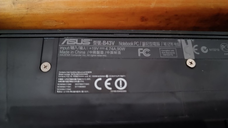 ASUS 二手筆電問題