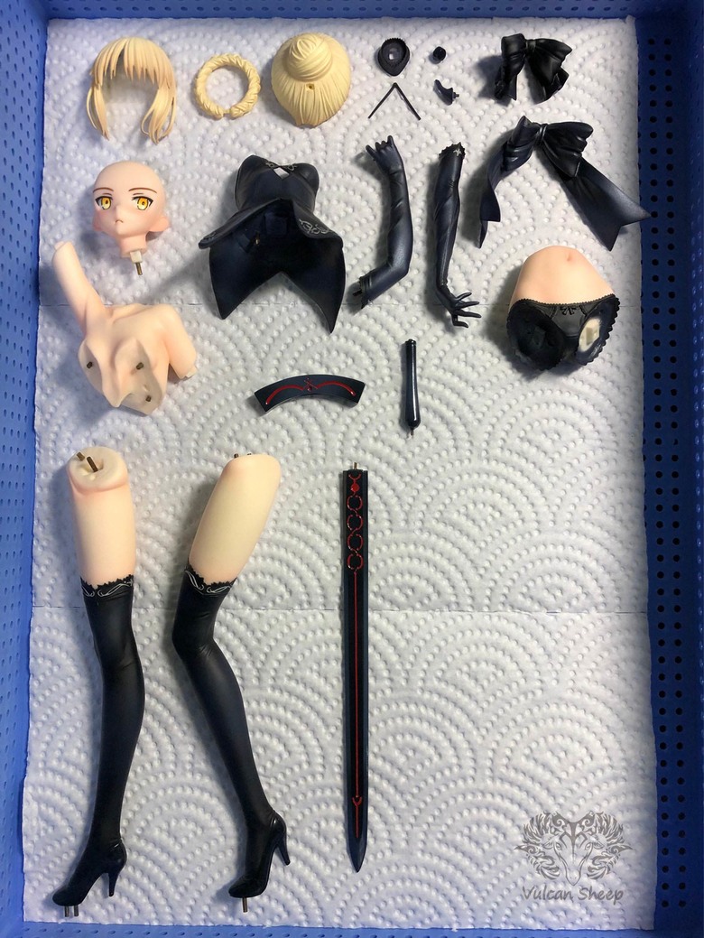 Fate-黑賽巴 短禮服Ver. GK塗裝分享