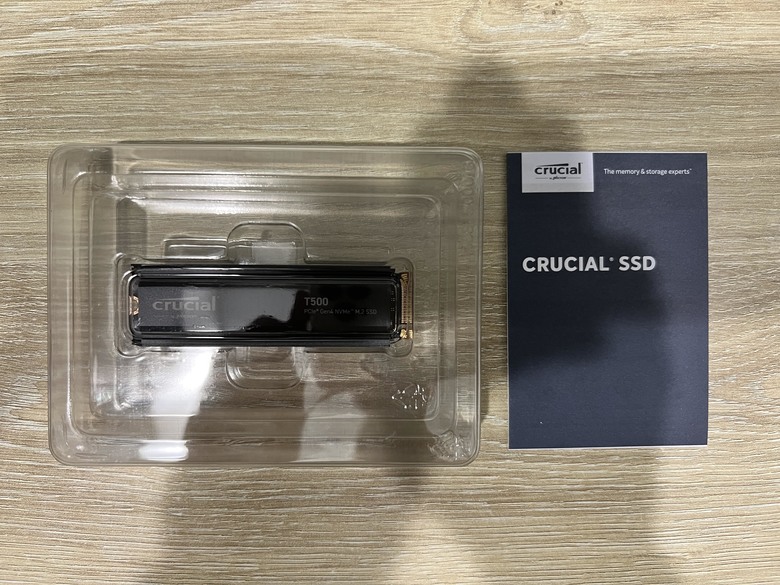 Crucial T500 1TB PCIe Gen4 NVMe M.2 SSD 含散熱器 主流新選擇