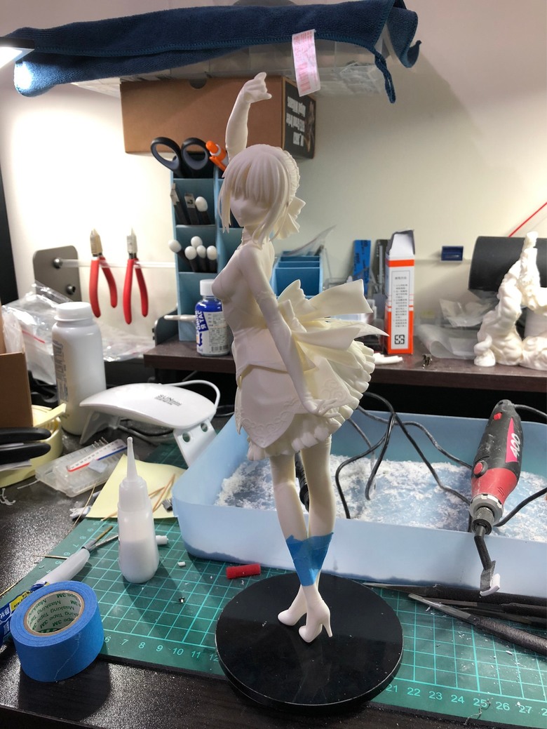 Fate-黑賽巴 短禮服Ver. GK塗裝分享