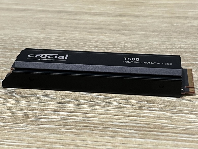 Crucial T500 1TB PCIe Gen4 NVMe M.2 SSD 含散熱器 主流新選擇