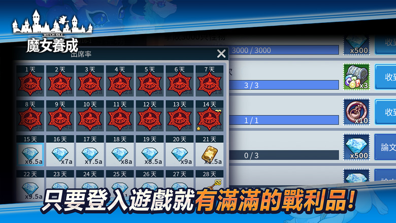《魔女養成 - 2000可召喚》 Witch Idle 3月28日 通知上架 橫向彈幕射擊類的放置型 RPG | 蒐集培育魔女與眾多神奇寵物 配置上陣一起戰鬥 可微操閃避 BOSS 攻擊