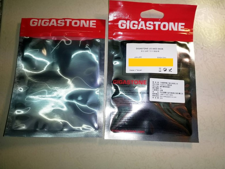 迷你隨身碟GIGASTONE USB3.2 UD-3400 64G簡易開箱測試