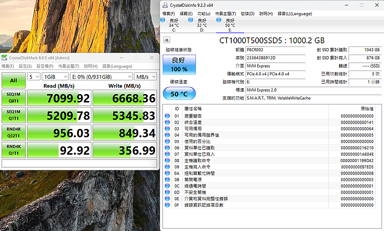 點我看大圖 【開箱】P5 PLUS的強力接班人 | Micron Crucial T500 Pro Gen4 SSD