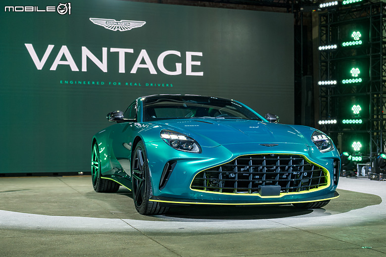 【1168萬元起】設計、科技、動力完整進化,全新Aston Martin Vantage抵台亮相!