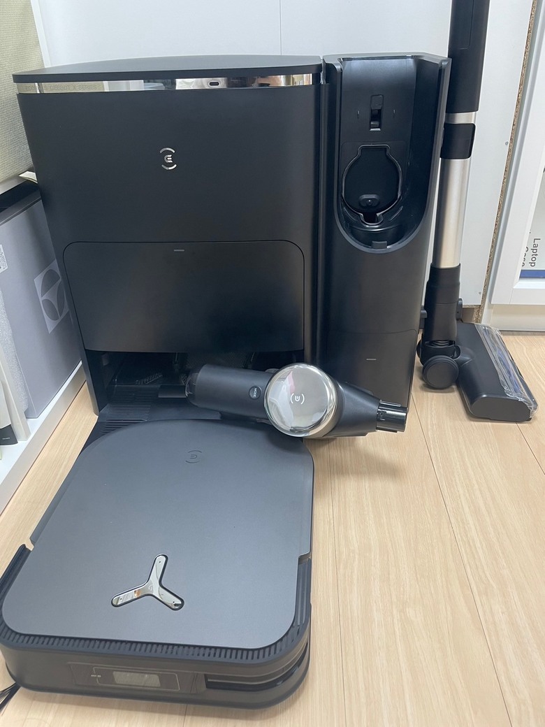 ECOVACS X2 COMBO 掃拖機器人+無線手持吸塵器 使用心得分享