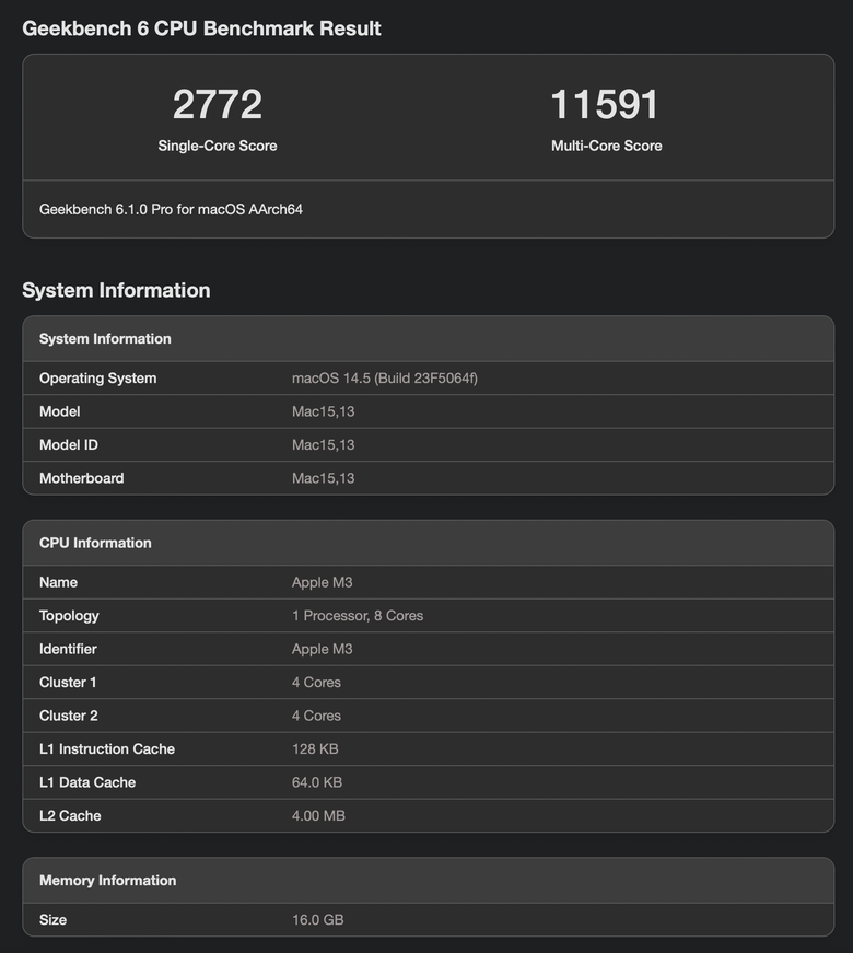 Apple M3 MacBook Air 15 體驗報告｜未滿一年的小改款入手建議