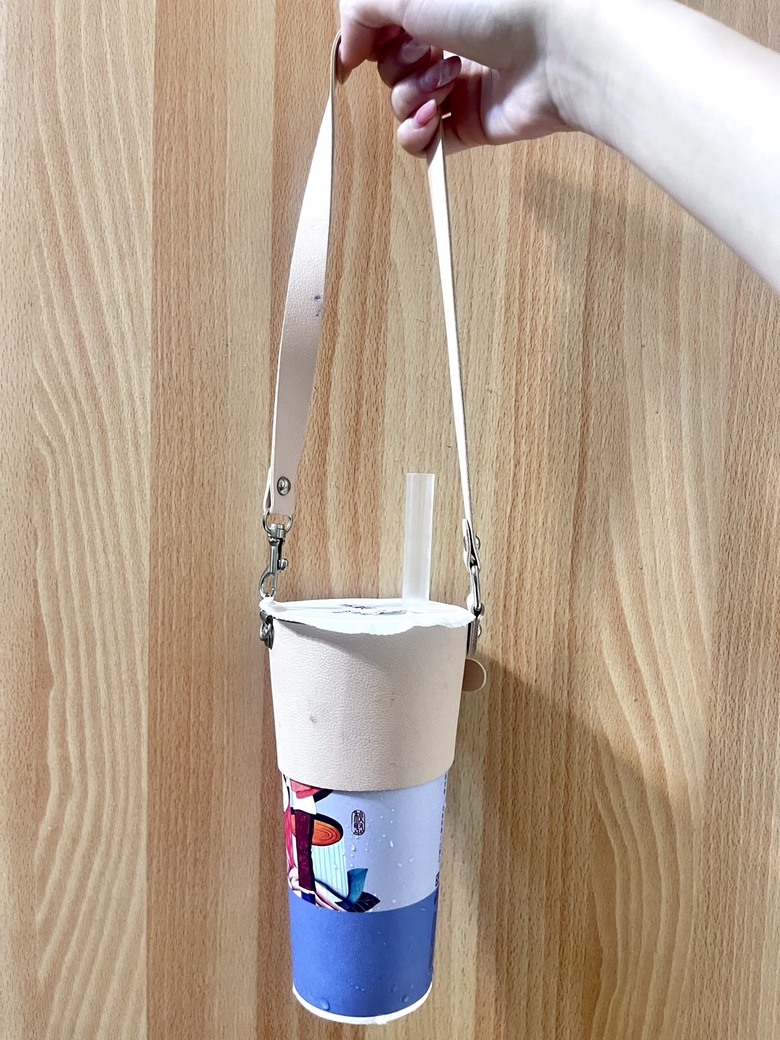 三款類型的飲料提袋分享