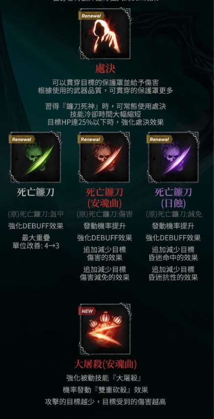 天堂M 死神改版成為PVP最強職業?