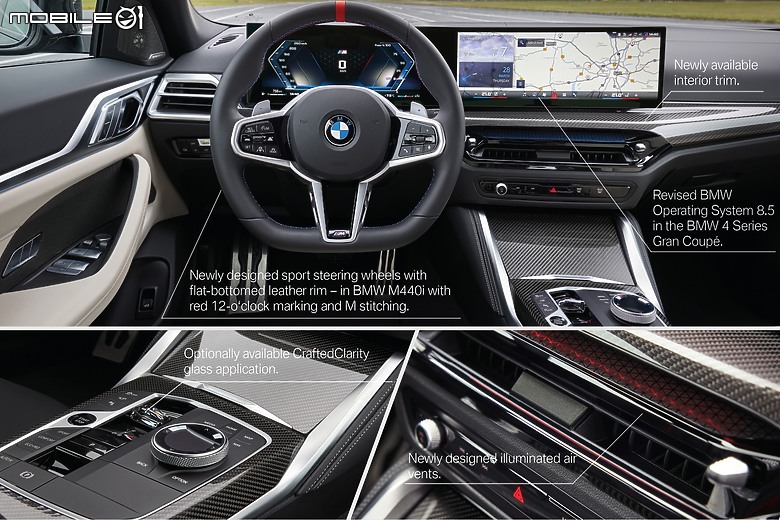 【海外新訊】BMW 小改款 i4 / 4 GranCoupe 亮相，換上OS 8.5介面、新增四驅 i4 xDrive40車型！