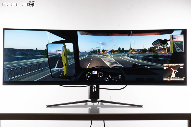 微星 MPG 491CQP QD-OLED 螢幕開箱實測 以超寬曲面搭配豔麗色彩帶來更沉浸遊戲感受