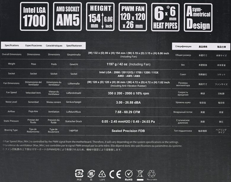 Scythe 鎌刀 SCMG-6000DBE 無限6 闇黑雙風版散熱器開箱