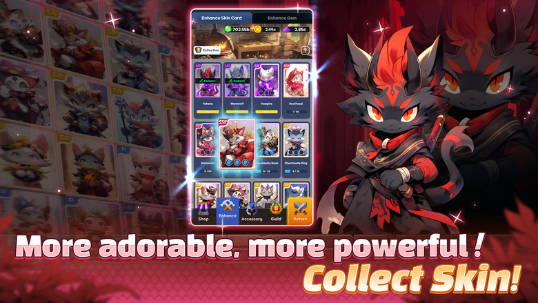 《塔貓之戰：閒置貓咪角色扮演遊戲》 4月25日上架 Tower Cat Battle AFK Idle RPG 無限流 3D 戰鬥放置類 RPG | 解鎖超多可愛的貓咪皮膚 闖關地下城、BOSS 狩獵