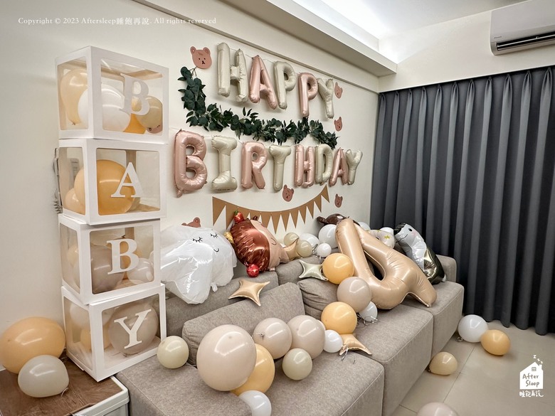 用滿滿的氣球打造居家生日派對＿KNJ BALLOON STORE