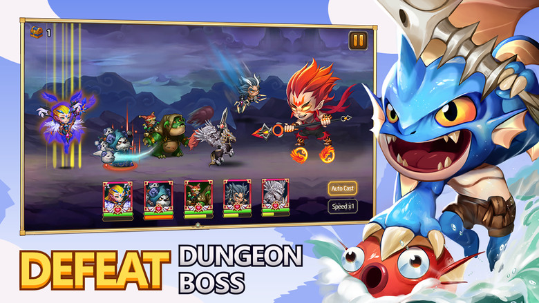 《Heroes Legend: Idle Battle War》 英雄傳說:放置戰爭 奇幻Q版 放置 RPG 小冰冰傳奇 刀塔傳奇 | 禮包碼:TIDE2004 | 召喚英雄 鍛造魔法裝備 為勝利而戰